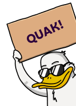 Quack mascot